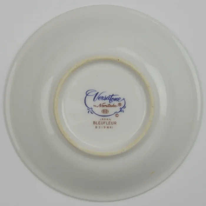 Noritake China - Versatone Collection - Bleufleur Pattern - Dessert Bowl