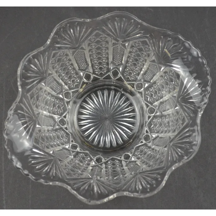 U S Glass Mayonaise Bowl - Pananma Pattern - EAPG - 6.75" Wide