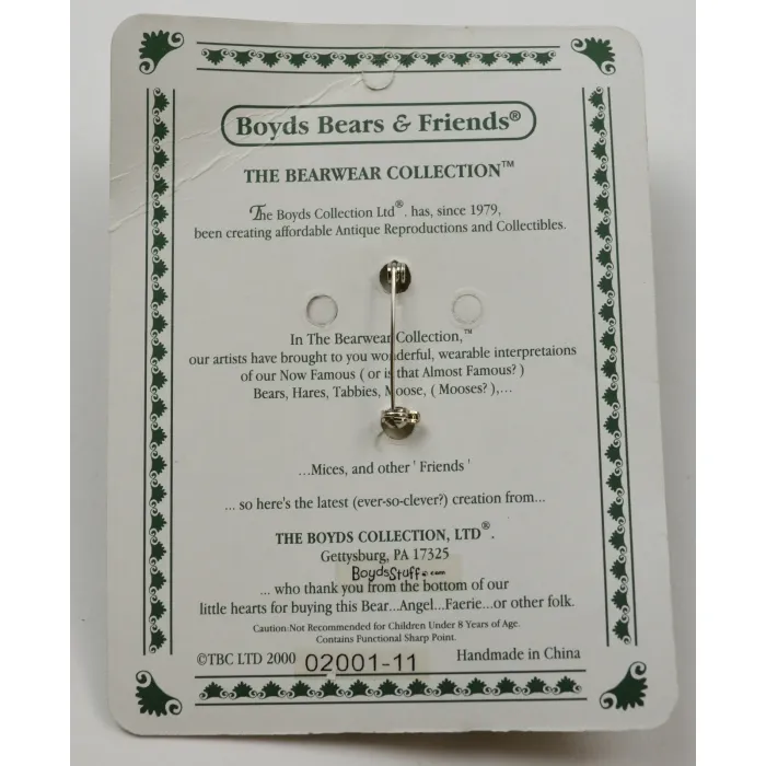 Boyds Bears Greatest F.O.B. On Earth -  Gizmo's Circus Tent Box