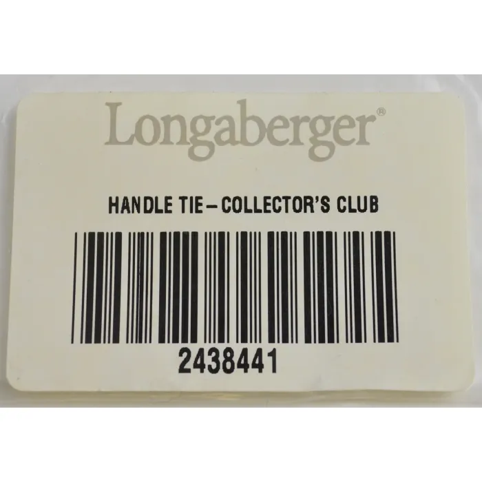 Longaberger Basket Collector's Club Handle Tie