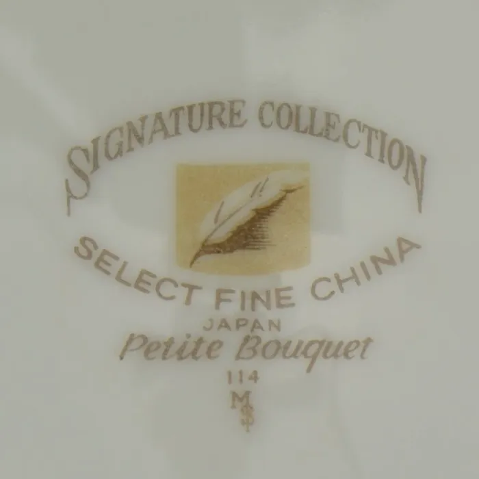 Select Fine China - Petite Bouquet Pattern # 114 - Bread Plate