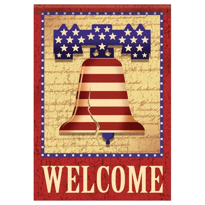 Carson FlagTrends - Dura Soft Large Flag - Patriotic Bell