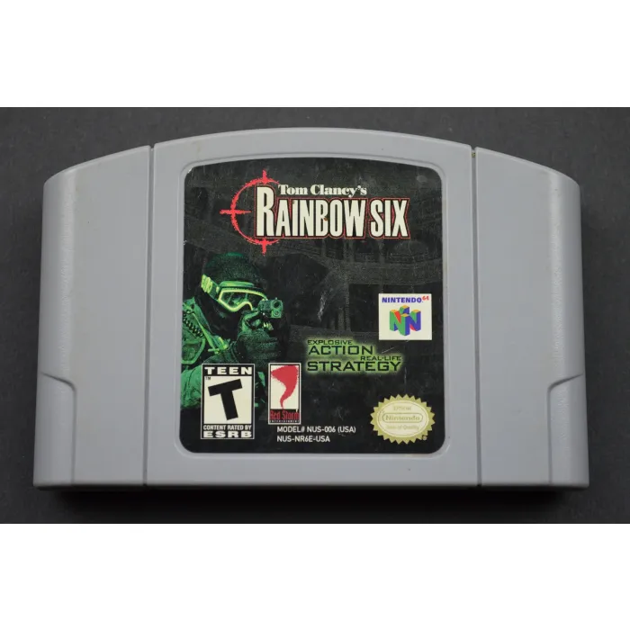 Tom Clancy's Rainbow Six  - Nintendo 64  Video Game Cartridge