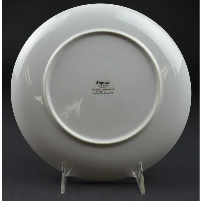 Kaysons - Golden Rhapsody Pattern - Dinner Plate - 9.25" Round