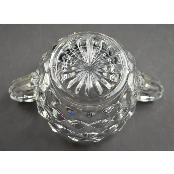 Fostoria American Clear Pattern - Open Sugar - 2.375" Tall