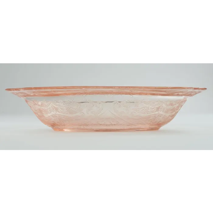 Indiana Glass - Recollection Pink - Oval Vegetable Bowl - 10" Long