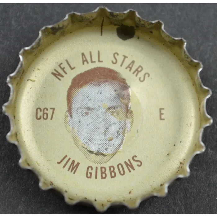 Sprite NFL All Stars Bottle Cap - Detroit Lions - Jim Gibbons