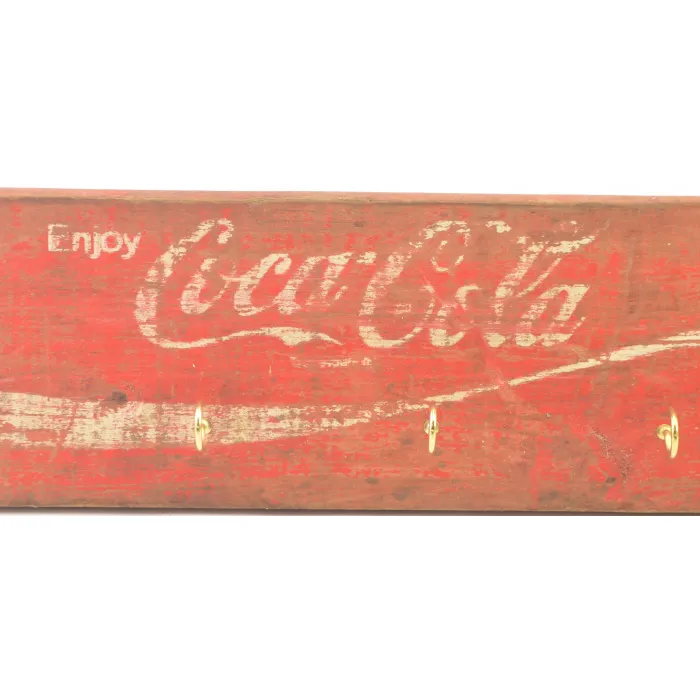 Coca Cola Key Rack Made From Vintage Coke Crate
