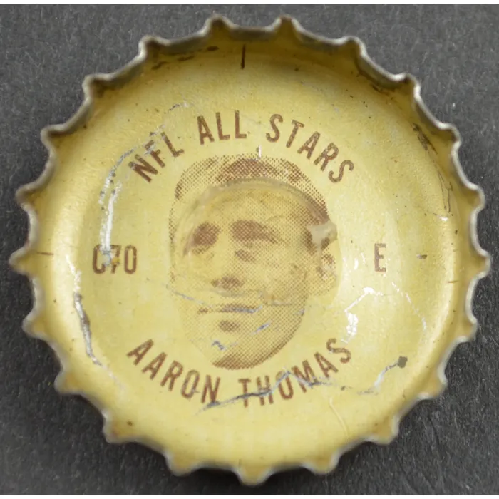 Coca Cola NFL All Stars Bottle Cap - New York Giants - Aaron Thomas - Coke