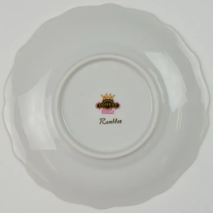 Forest China - Rambler Pattern - Footed Cup Saucer