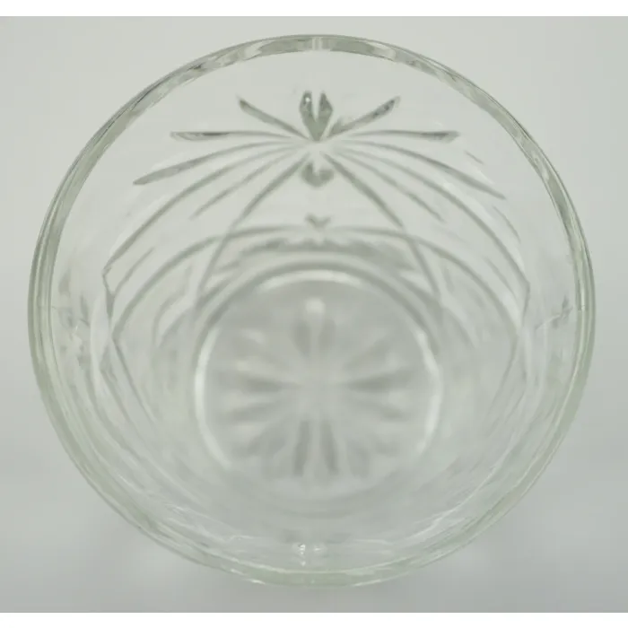 Anchor Hocking - Prescut Clear Pattern - Old Fashioned Glass - 3" Tall