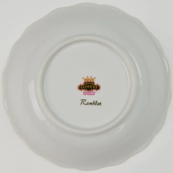 Forest China - Rambler Pattern - Dessert Bowl