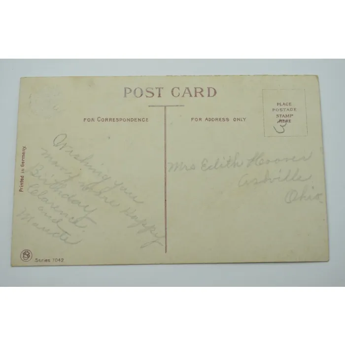 Vintage Postcard - Valentine Greetings - Early 1900's