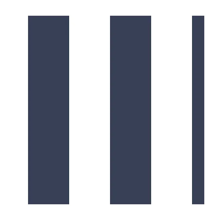 2.5 inTent Stripe Wallpaper Navy Norwall Wallcovering SH34555