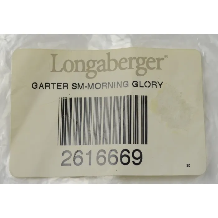 Longaberger Basket Small Garter - Morning Glory