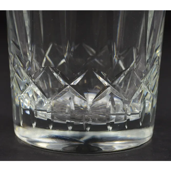 Atlantis Hand Blown & Cut Crystal Vase - 7.125" Tall