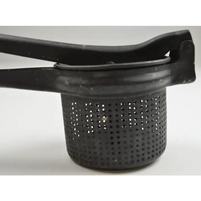 Vintage Potato Ricer - Black Metal - 10.75" Long
