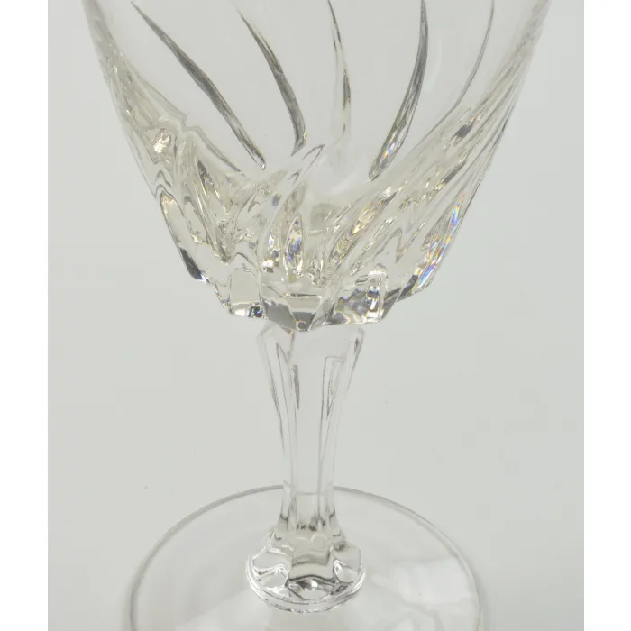 Cris D'Arques - Flamenco Pattern - Water Goblet - 6 3/4" Tall