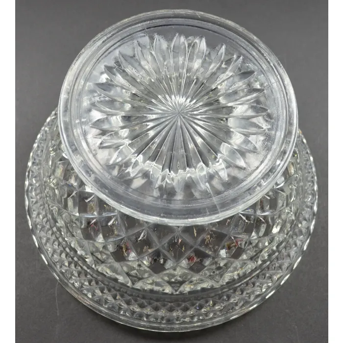 Anchor Hocking - Wexford Clear Pattern - Candy Dish - 6.5" Round