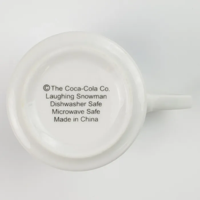 Oneida China - Coca Cola - Laughing Snowman Pattern - Mug