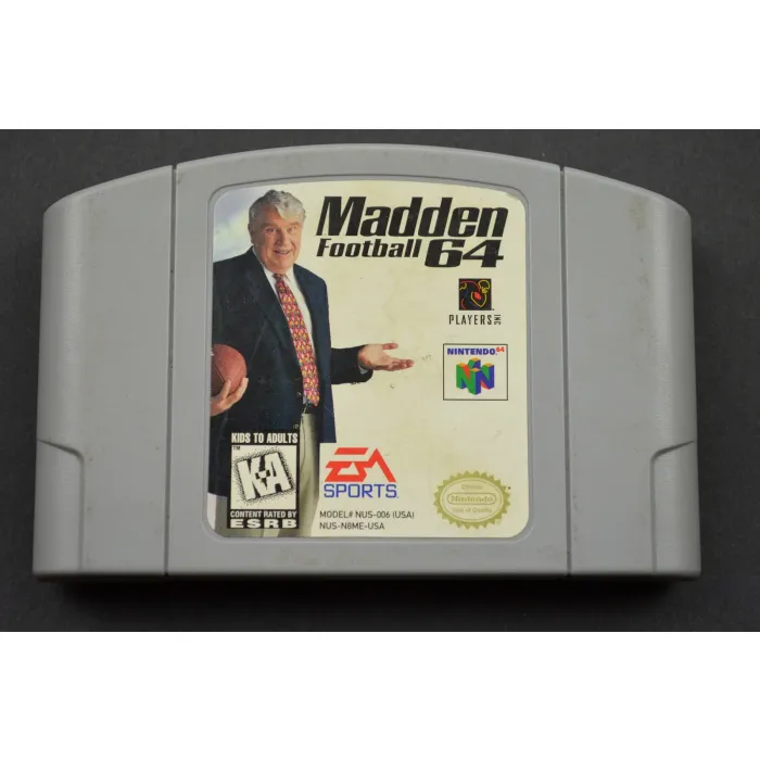 EA Sports Madden Football 64 - Nintendo Video Game Cartridge