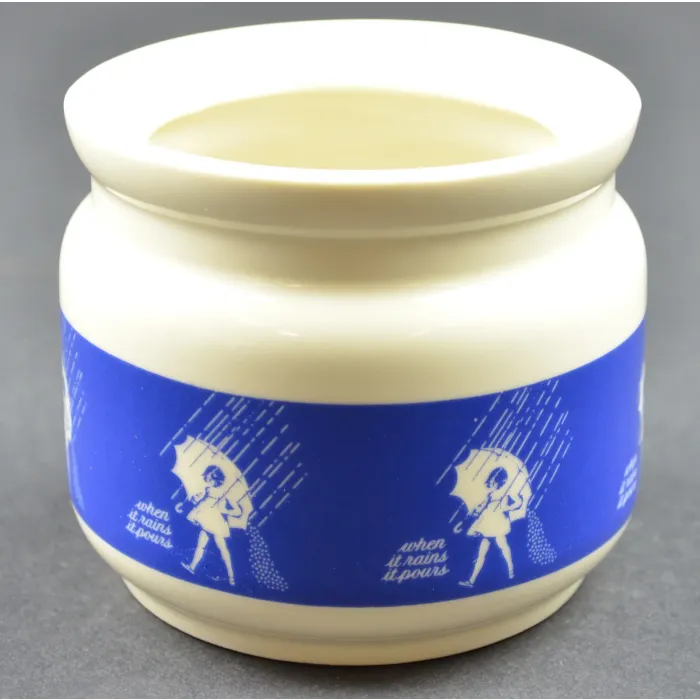 Morton Salt "When It Rains It Pours" Cream & Open Sugar Set