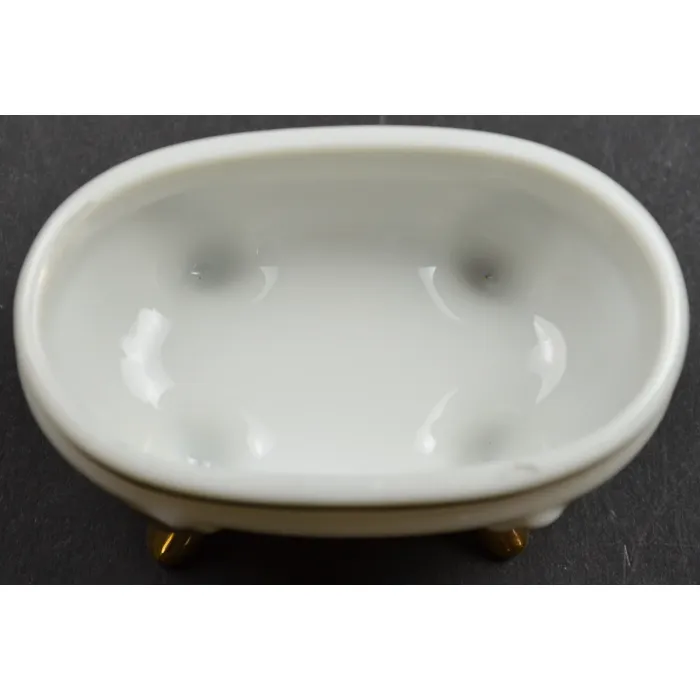50th Anniversary Footed Trinket Box - With Gold Embellishment