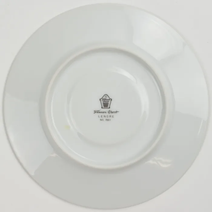 Treasure Chest - Lenore Pattern - Footed Cup Saucer