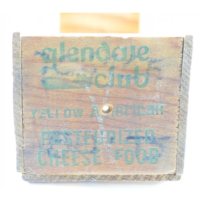 Glendale Club Yellow  2Lb  American Pasteurized Cheese Box - 9.125" Long