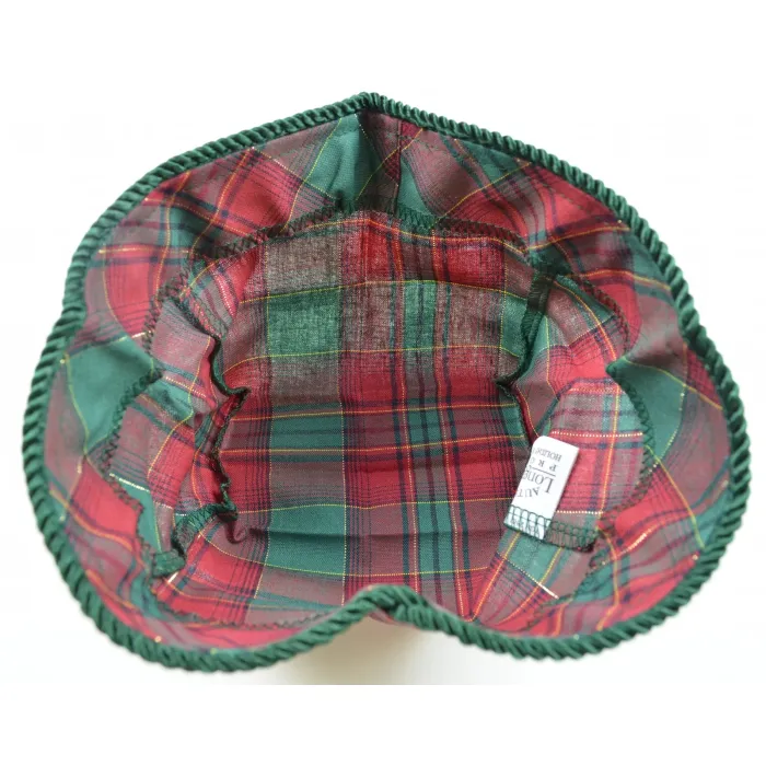 Longaberger Small Comforts Basket Liner - Evergreen Plaid
