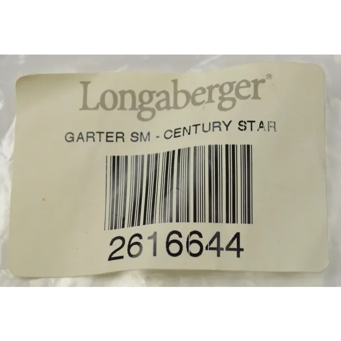 Longaberger Basket Small Garter - Century Star