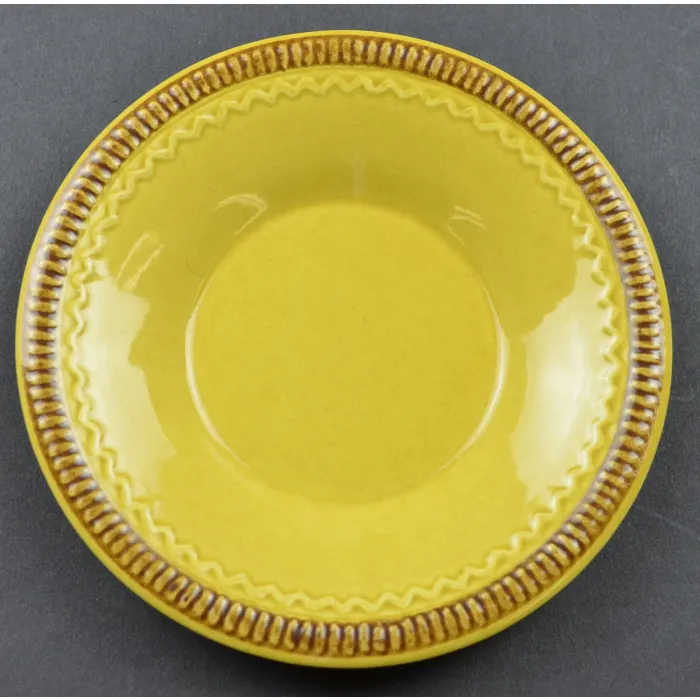 Franciscan Earthenware China - Amapola Pattern - Flat Cup Saucer - 5.125" Round