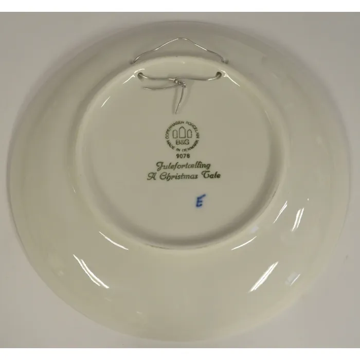 Bing And Grondahl Christmas Plate - A Christmas Tale 1978