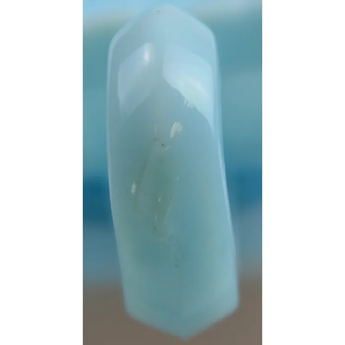 Fenton Art Glass Handled Bon Bon - Butterfly Blue Pattern - 1970's