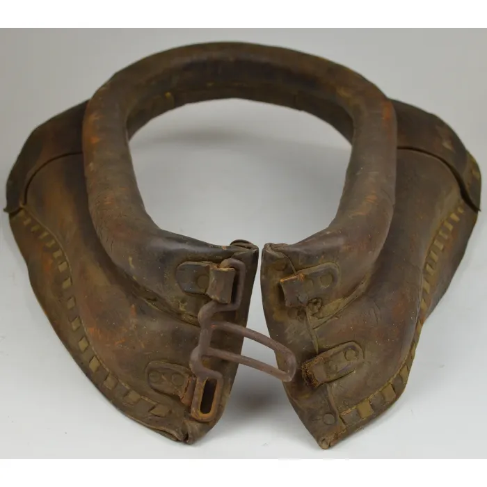 Vintage Leather Horse Collar - 21" Wide