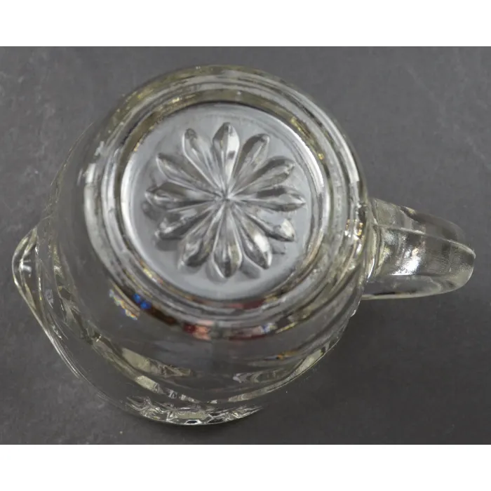 Anchor Hocking Prescut Clear Pattern - Creamer - 3.5" Tall