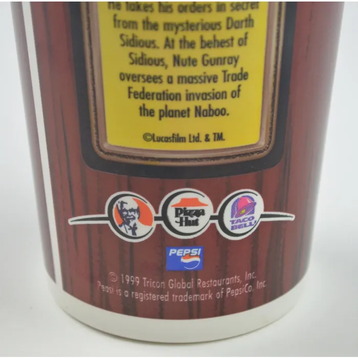Star Wars Episode One Nute Gunray Collectors Cup - 13.5" Tall