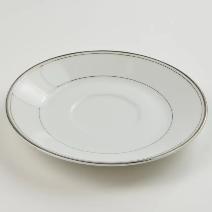 Fine China Of Japan - Simplicity Pattern - Footed Cup Saucer - 6" Wide