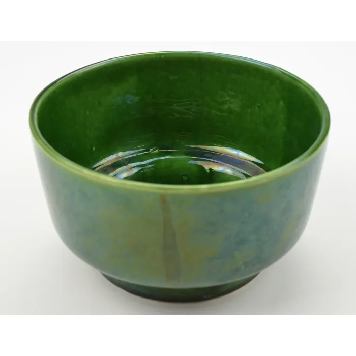 Ungemach Art Pottery Upco # 741 Green Planter - 7.75" Round