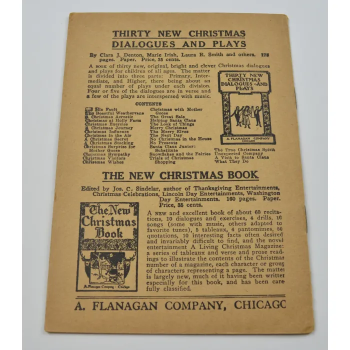 Ding And Ling Brother's Circus - One Act Play Script - Antique 1919