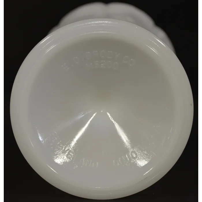 E. O. Brody - M5200 Milk Glass Pattern - Footed Vase - 9" Tall