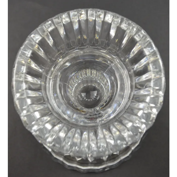Gorham Crystal Clear Candlestick Holder / Votive - 4" Tall