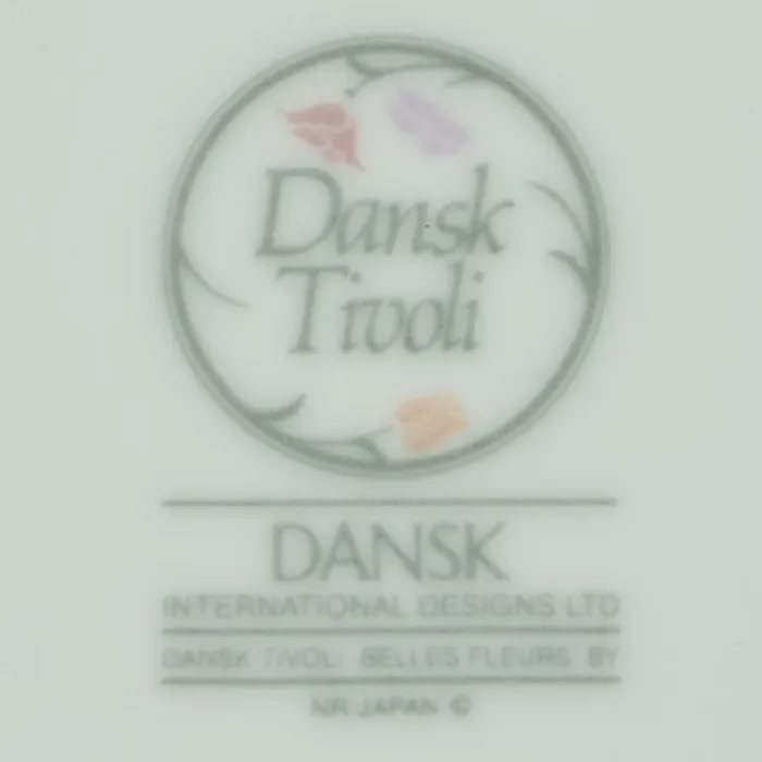 Dansk China - Belles Fleurs Gray - Vegetable Bowl