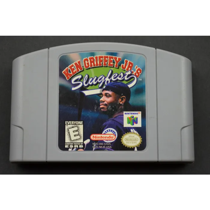 Ken Griffey Jr's Slugfest Baseball - Nintendo 64 Game Cartridge