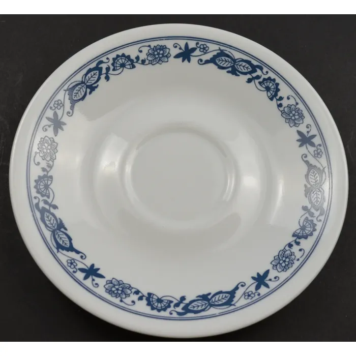 Corning - Corelle - Old Town Blue Pattern - Flat Cup Saucer - 6.25" Round