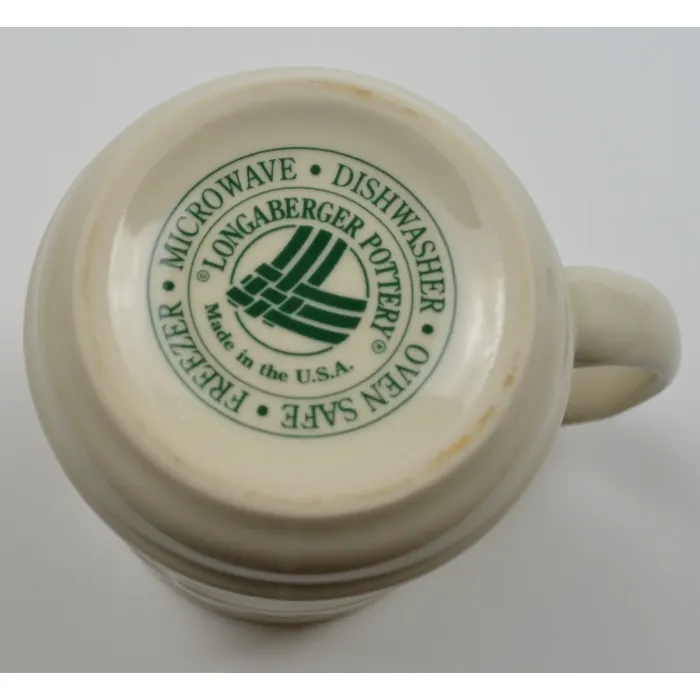 Longaberger - Holly Pattern - Mug - 4.125" Tall