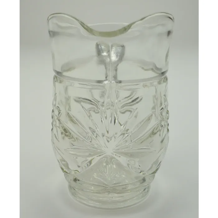 Anchor Hocking - Prescut Clear Pattern - Pint Pitcher - 5.25" Tall