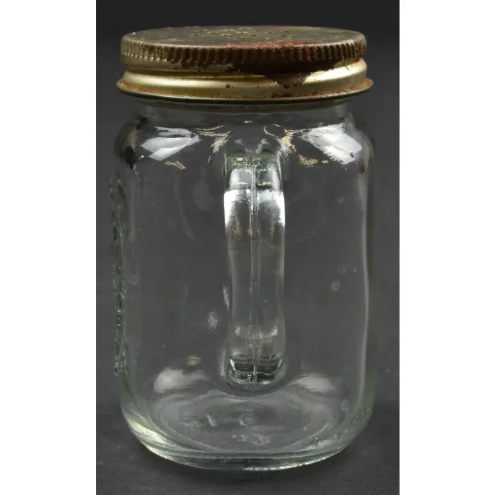 Vintage 1987 Anchor Glass Fireplace & Mantel Salt Shaker - 3.25" Tall