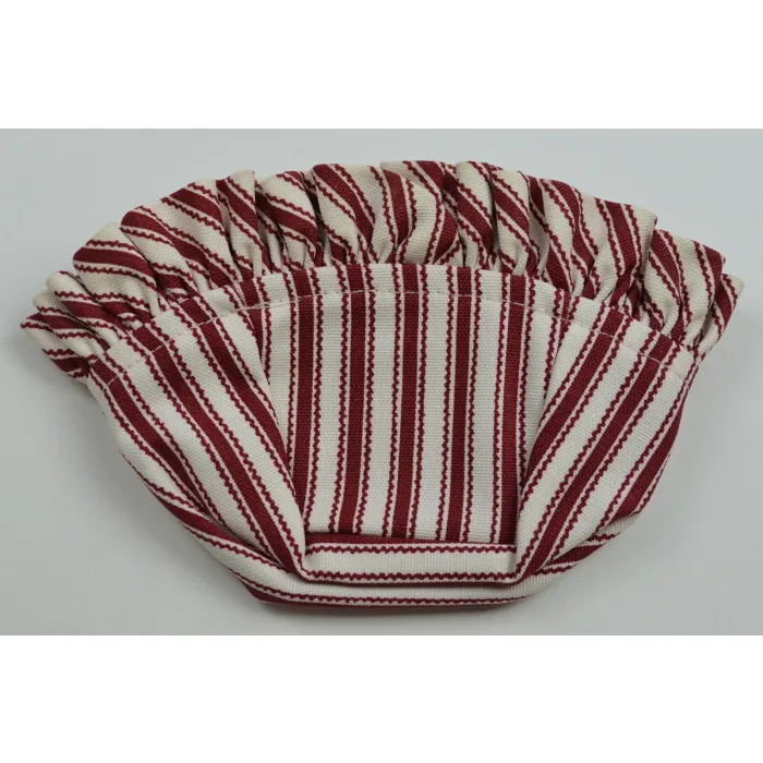 Longaberger Sweet Sentiments Basket Liner - Red Stripe