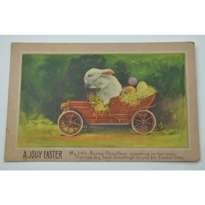 Vintage Postcard - A Jolly Easter - Early 1900's - Easter Series No. 139